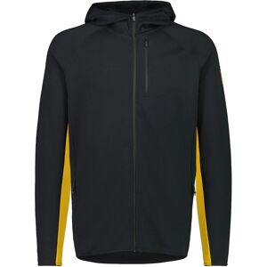 MONS ROYALE APPROACH MERINO GRIDLOCK HOOD BLACK L