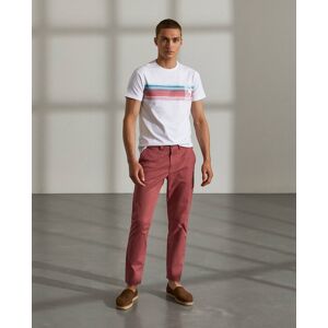 Lion of Porches Pantalones para hombre chinos de algodón stretch Rosa