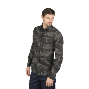 Brandit Camisa  Slim Men Camuflaje Oscuro