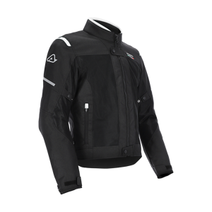 Acerbis Chaqueta de Moto  Ruby Negro-Blanco