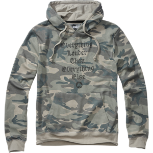 Brandit Sudadera con Capucha  Motörhead Gris Camuflaje