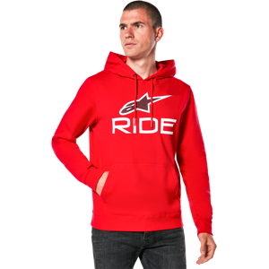 Alpinestars Sudadera  Ride 4.0 Rojo-Blanco-Negro