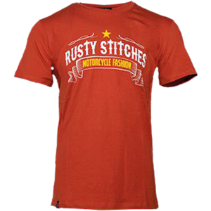 Rusty Stitches Camiseta  #103 (Rusty Red) Multi