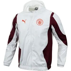 Puma MCFC PREM 23/24 - Chaqueta hombre white/aubergine