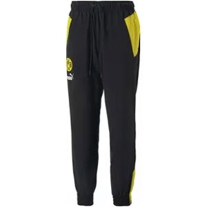 Puma BVB - PantalÃ³n de chÃ¡ndal hombre black/cyber yellow