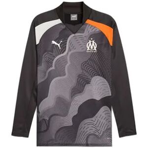 Puma OM PREM 21/22 - Sudadera hombre black/flat dark gray/rickie orange