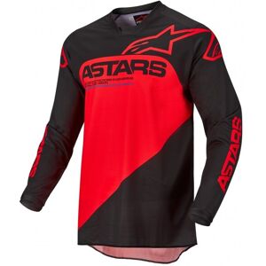 Camiseta Alpinestars Racer Supermatic Negro Rojo  3761522-1303