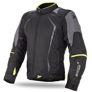 Chaqueta Seventy Sd-Jr47 Invierno Racing Negro Amarilla Fluor  SD21047035