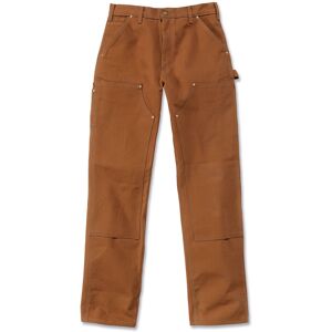 Carhartt Firm Duck Double-Front Work Dungaree Pantalones - Marrón (44)