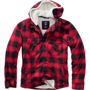 Brandit Lumber Chaqueta - Negro Rojo (XL)