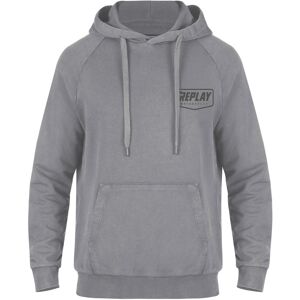 Replay Classic Sudadera con capucha - Gris (L)