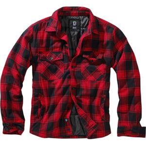 Brandit Lumber Chaqueta - Negro Rojo (6XL)