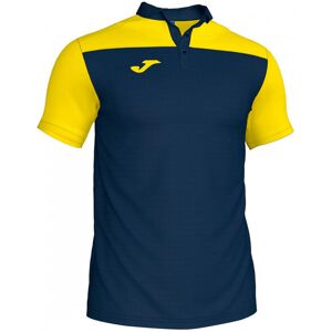 Joma - Polo Hobby II m/c, Unisex, Marino-Amarillo, 6XS