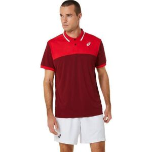 Polo Asics Court Granate Rojo -  -S