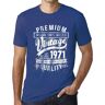 ULTRABASIC - Camiseta Homme Graphique Vintage Año Cadeau 1971