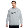 Nike - Sudadera Dri-Fit Training Swoosh Hoodie, Hombre, Dark Grey Heather-Black, XL