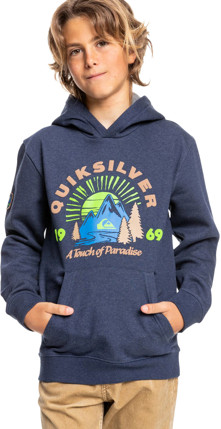 Quiksilver BIG LOGO SNOW HOODIE YOUTH INSIGNIA BLUE M
