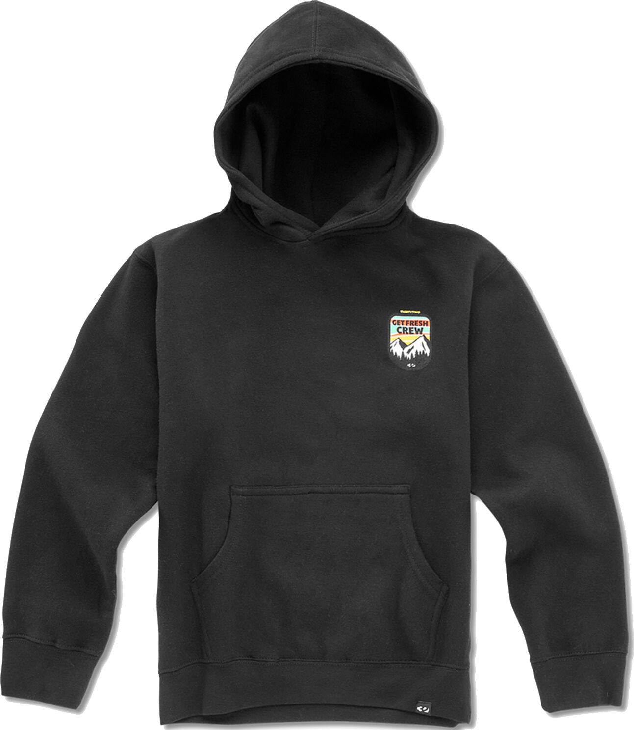 THIRTYTWO KIDS FRESH CREW HOODIE BLACK L