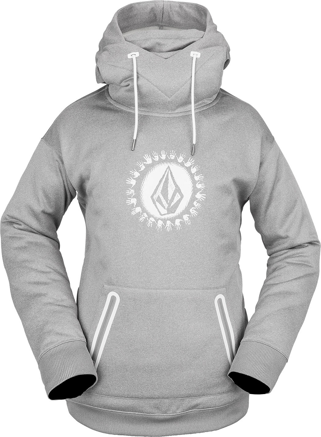 Volcom SPRING SHRED HOODY HEATHER GREY M