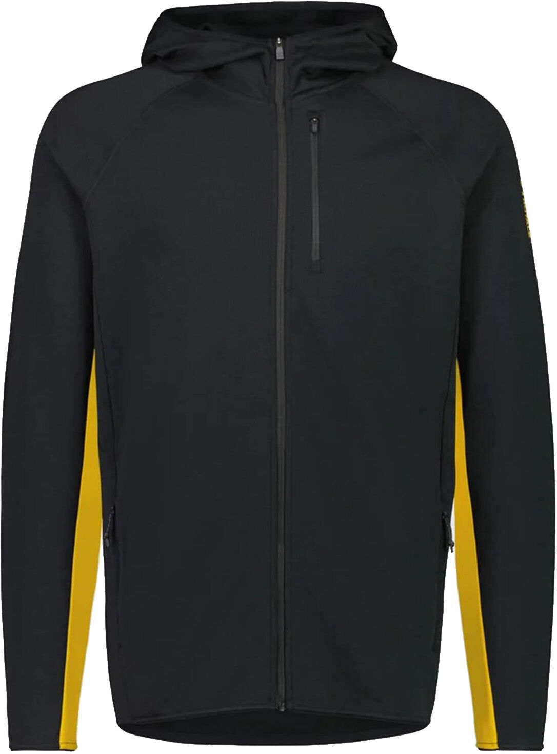 MONS ROYALE APPROACH MERINO GRIDLOCK HOOD BLACK M