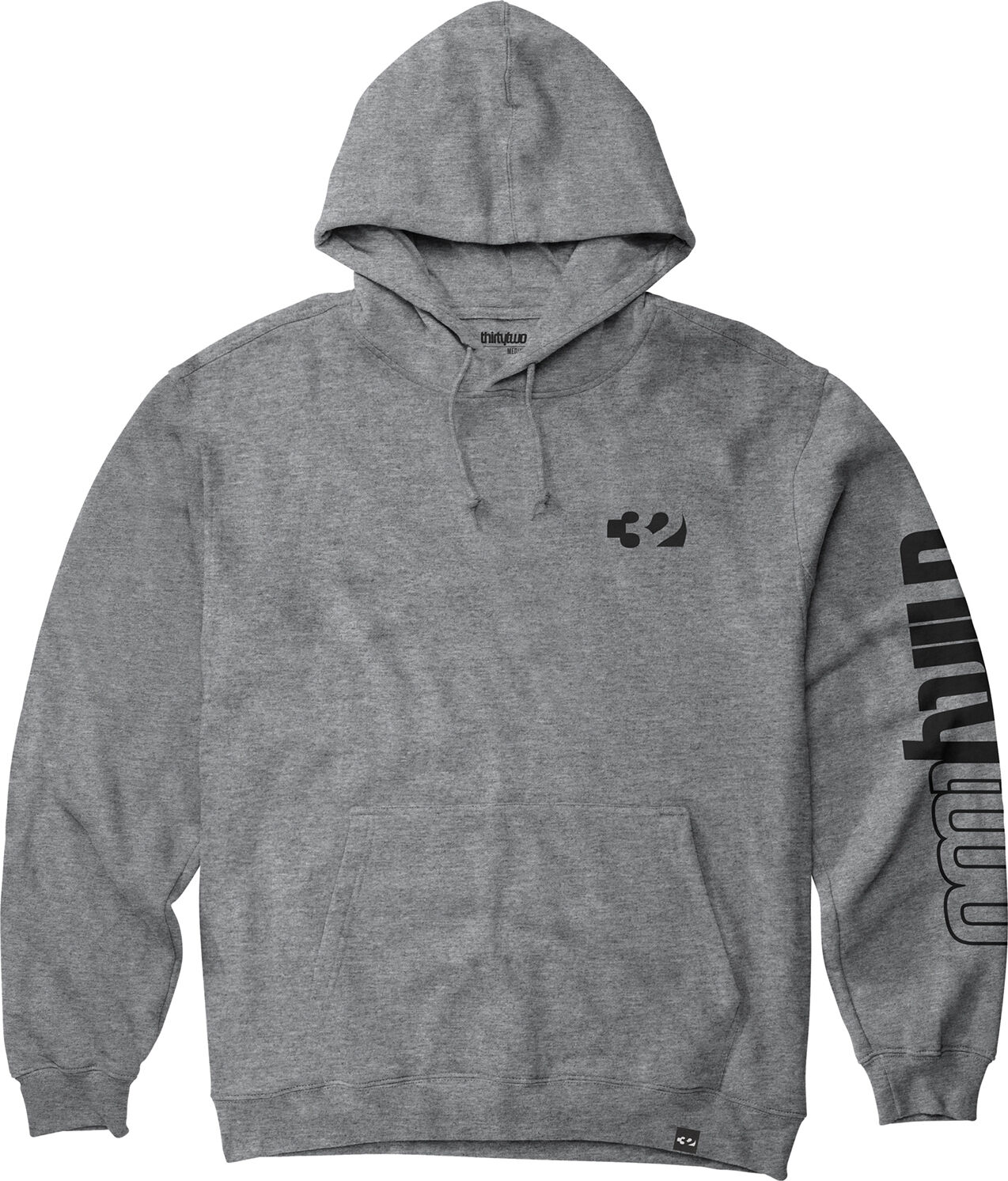 THIRTYTWO DOUBLE HOODIE GREY HEATHER L