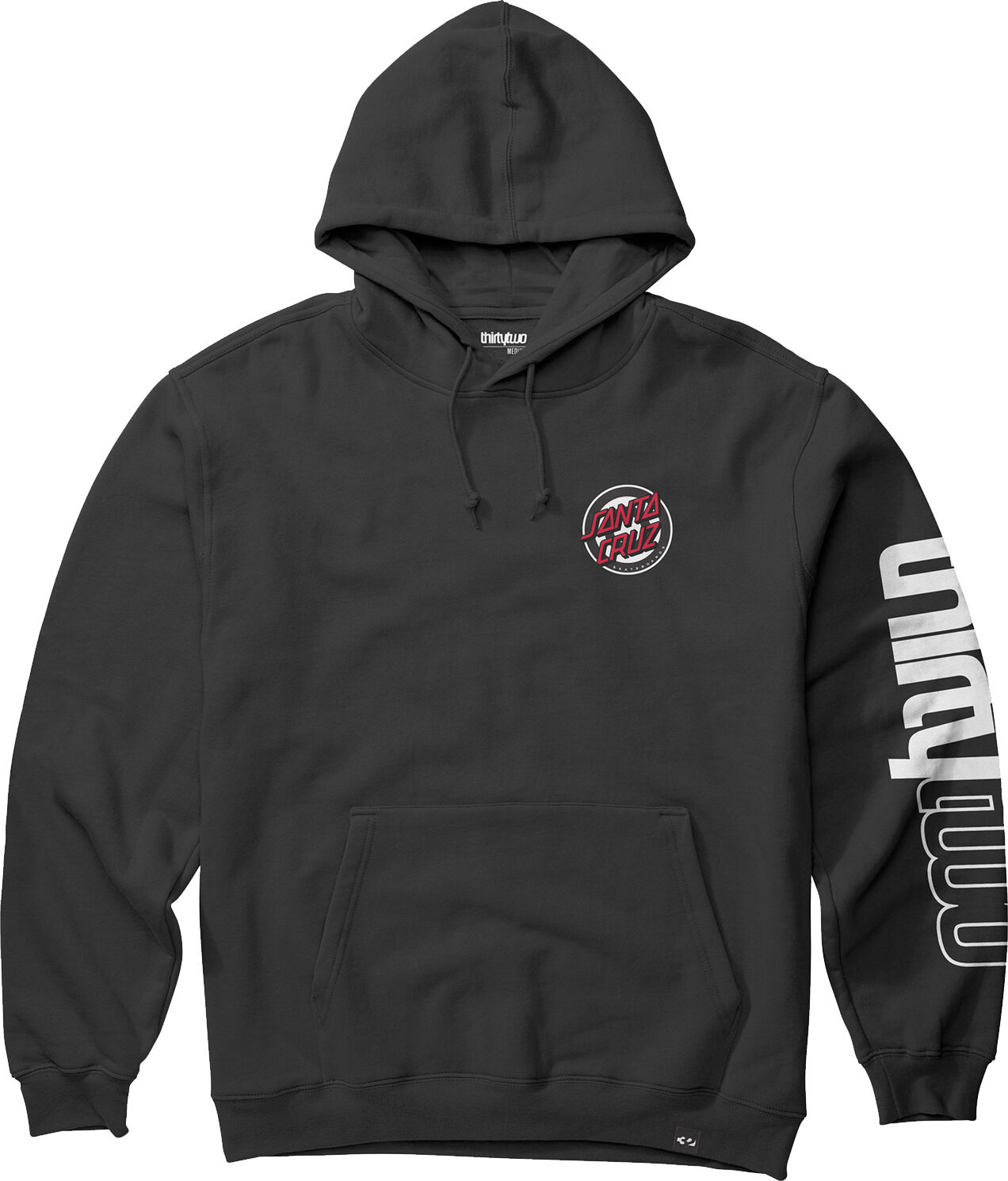 THIRTYTWO 32 X SANTA CRUZ HOODIE BLACK M