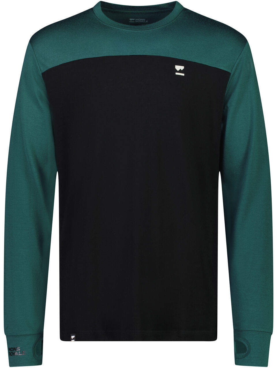 MONS ROYALE YOTEI LS EVERGREEN BLACK L