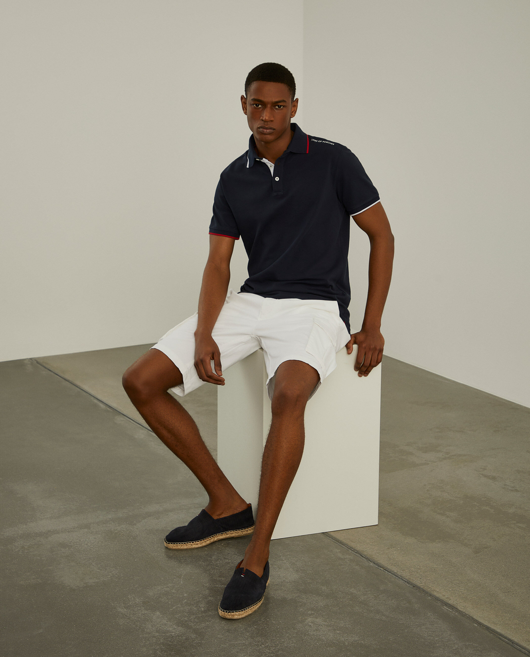 Lion of Porches Polo slim fit Navy