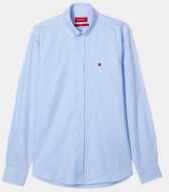 Lion of Porches Camisa Oxford corte regular Azul Claro