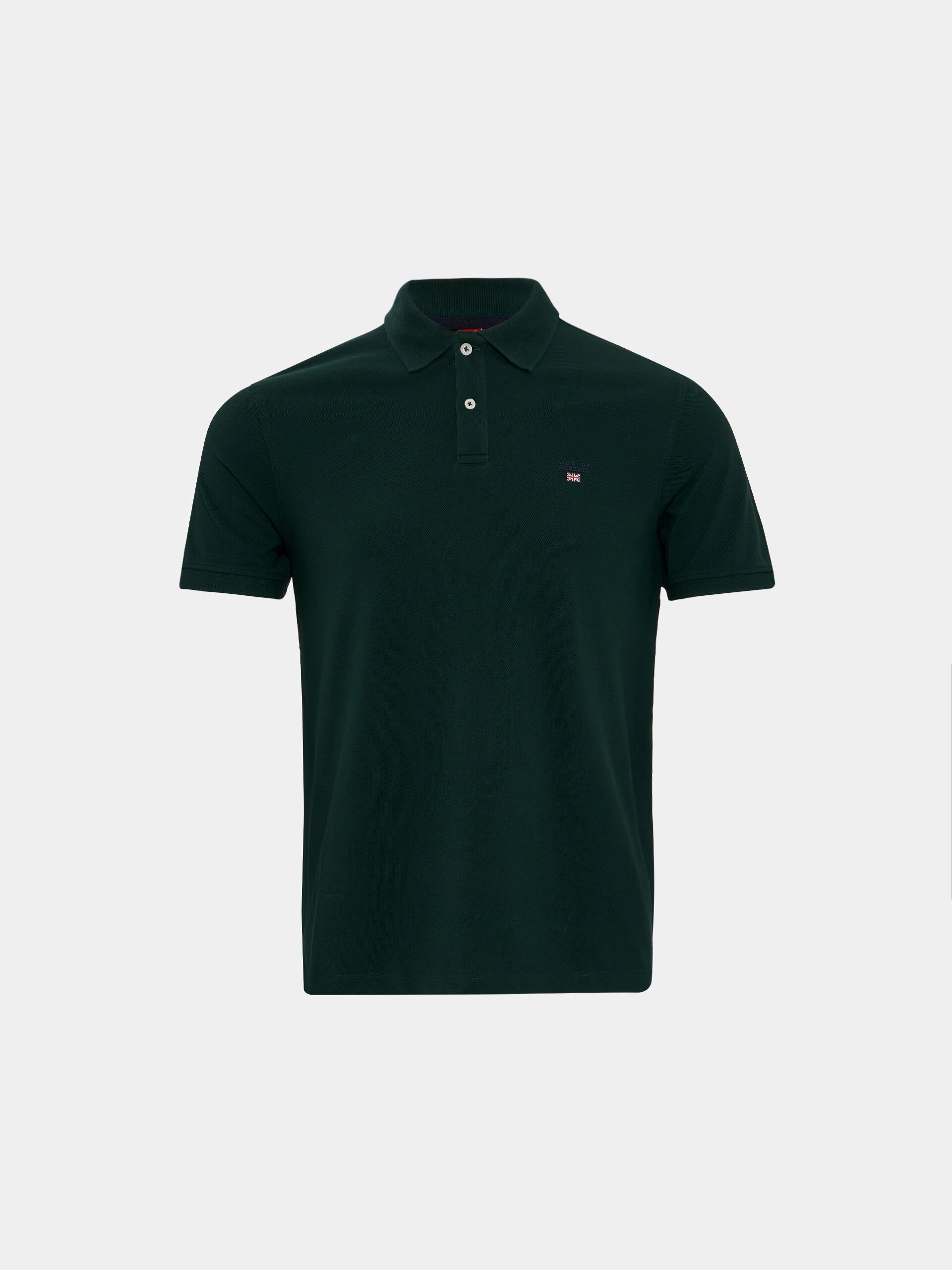Lion of Porches Polo slim fit Verde Oscuro
