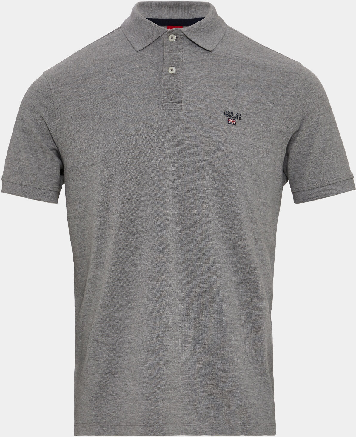 Lion of Porches Polo slim fit Gris Medio