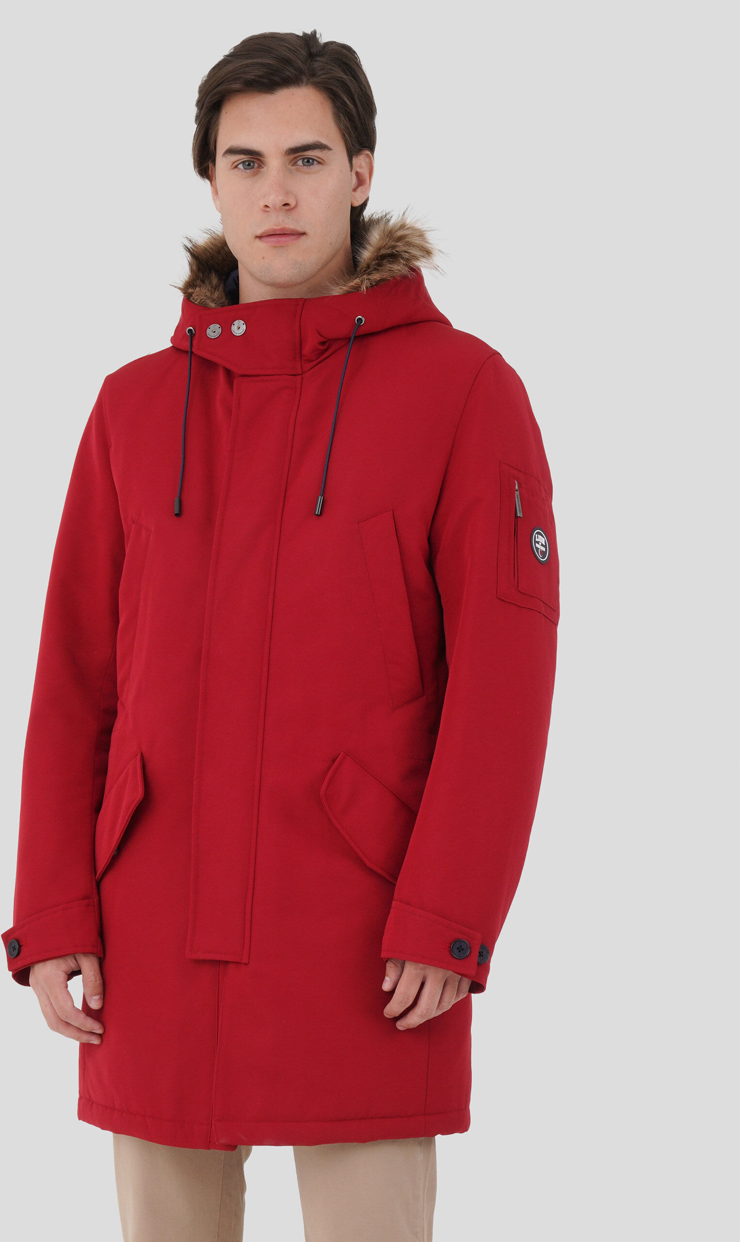 Lion of Porches Parka Rojo