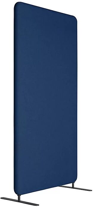 kaiserkraft Pared separadora acústica Softline Salsa, H x A 1700 x 1200 mm, textil, azul