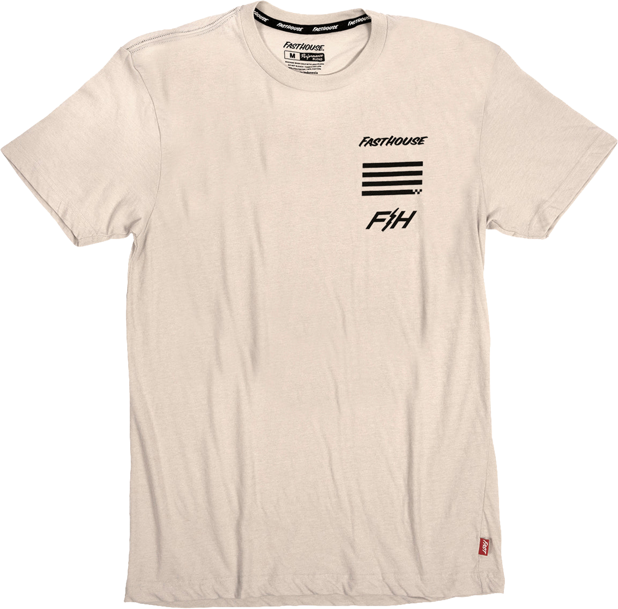 Fasthouse Camiseta  Trace Tech Crema