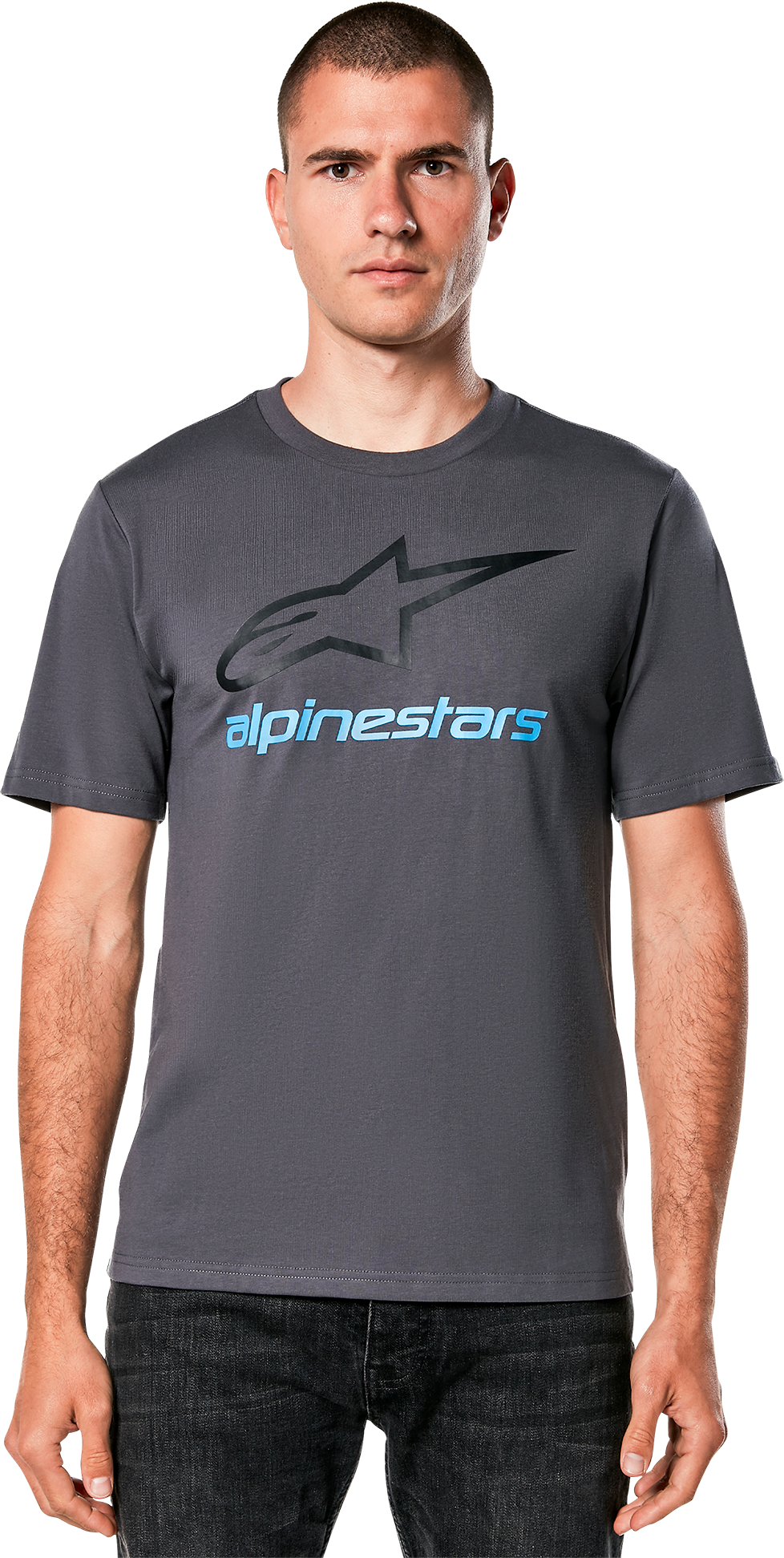 Alpinestars Camiseta  Always 2.0 CSF Carbón-Negro-Azul