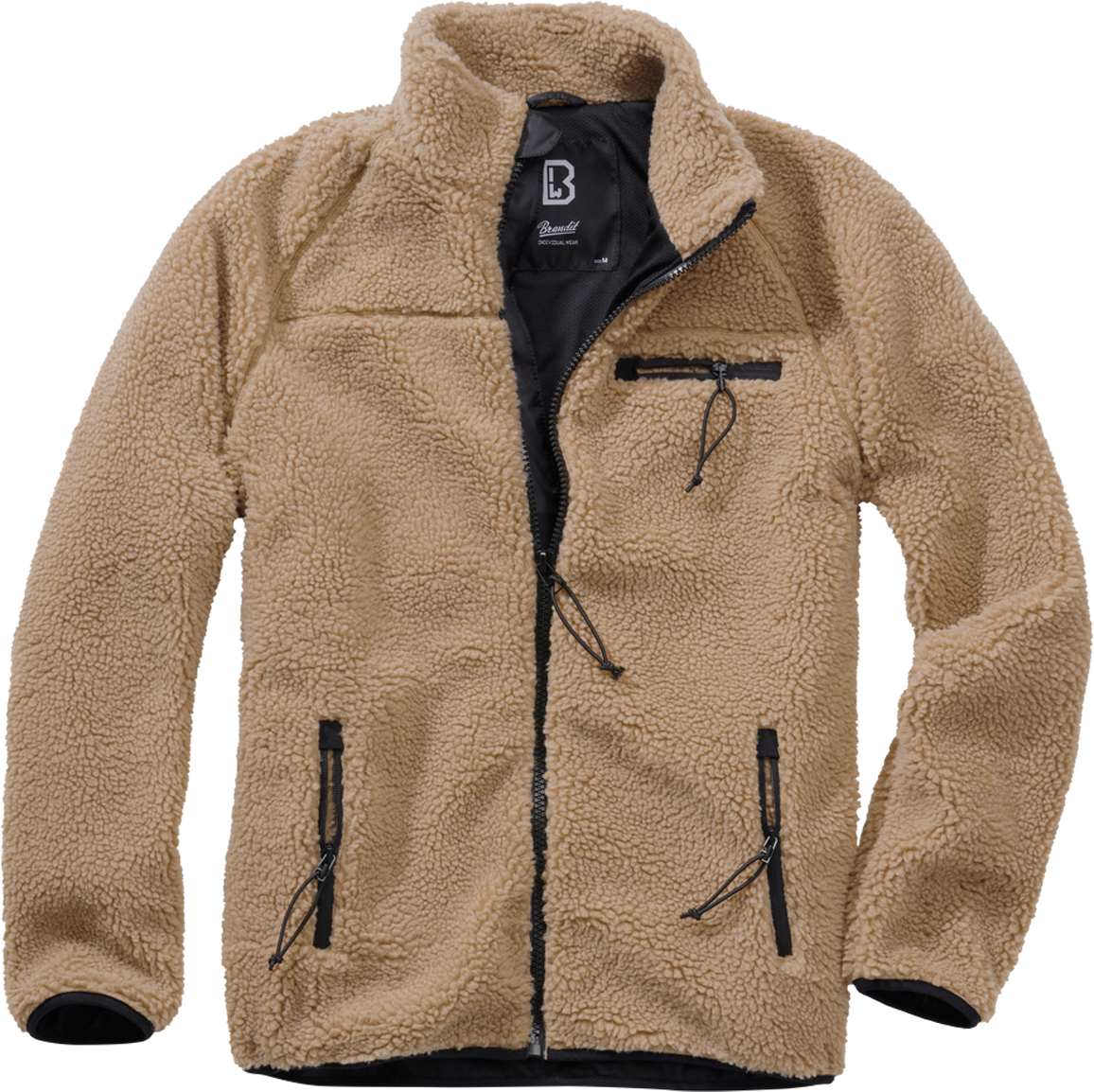 Brandit Chaqueta Polar  Negro