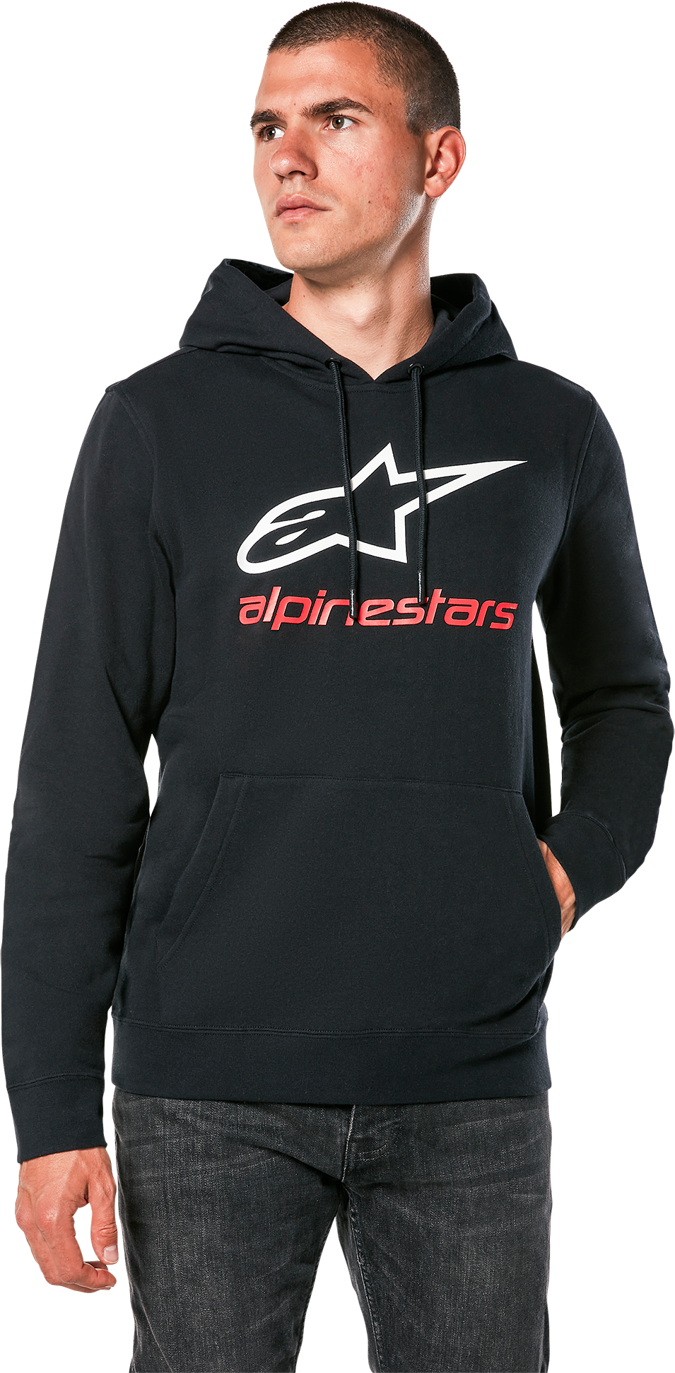 Alpinestars Sudadera con capucha  Always 2.0 Negro-Blanco-Rojo