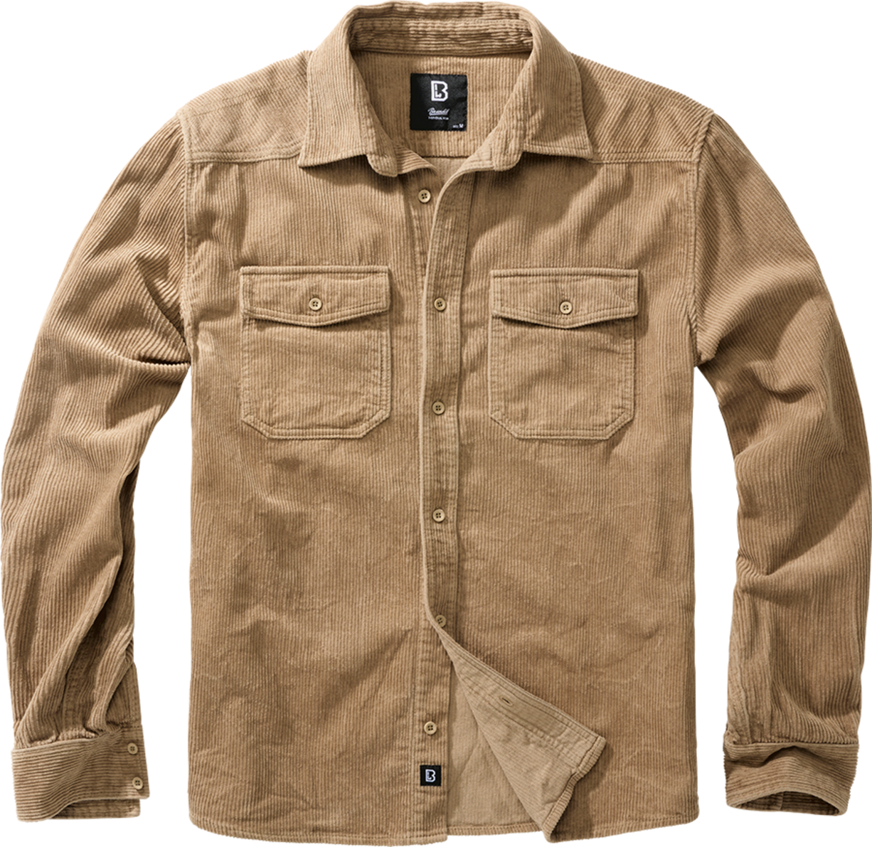 Brandit Camisa de Pana  Classic Camel