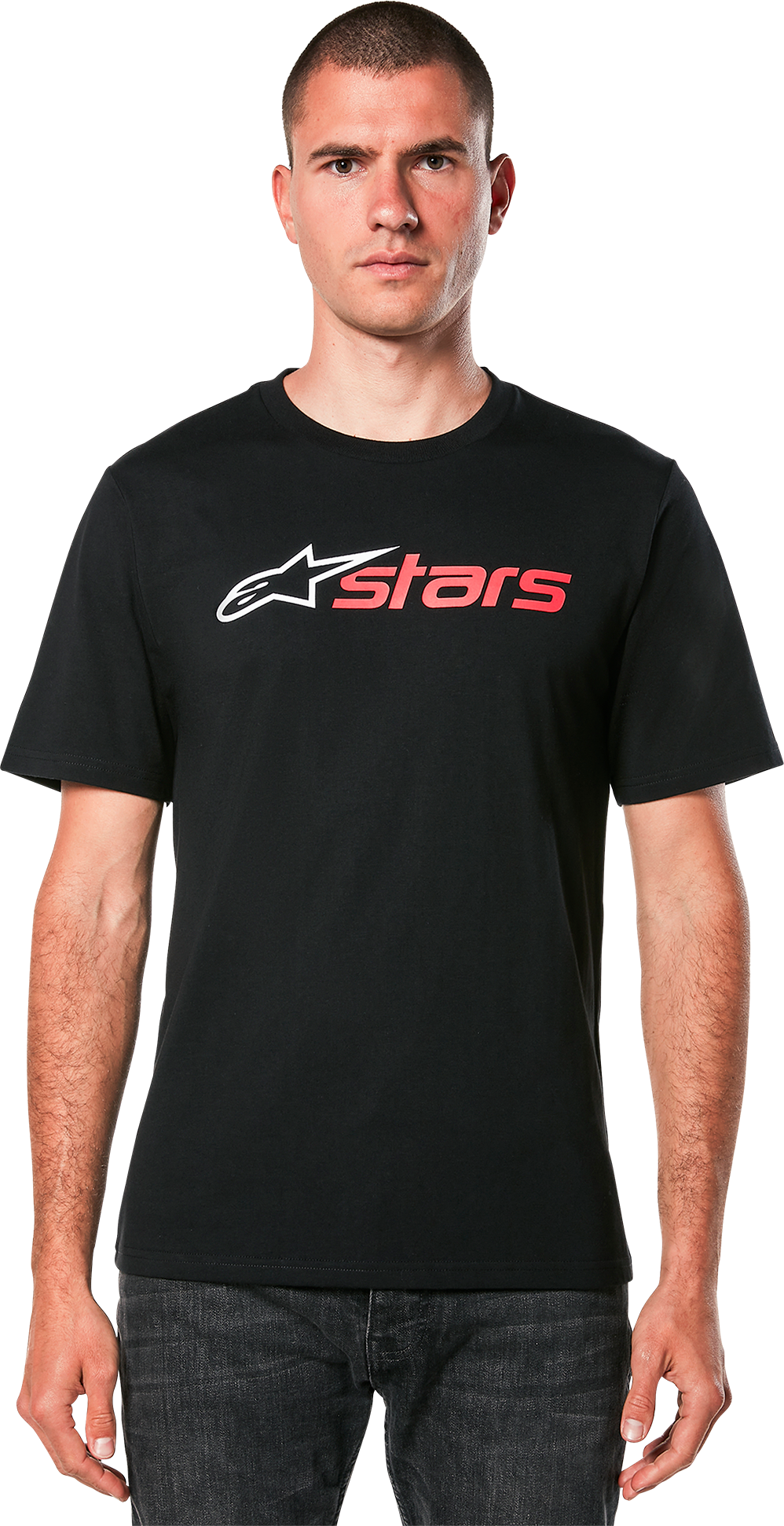 Alpinestars Camiseta  Always 2.0 CSF Negro-Blanco-Rojo