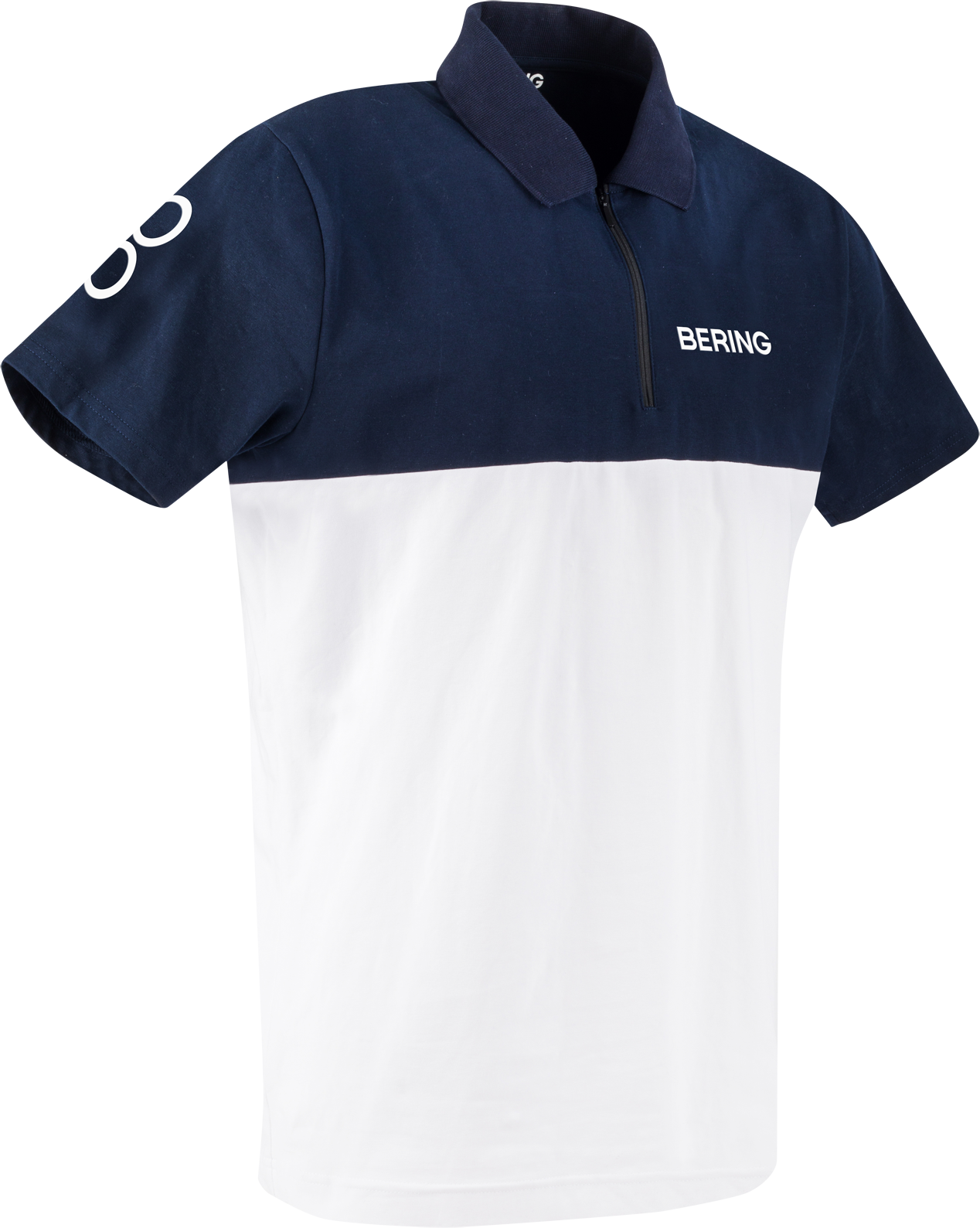 Bering Polo Mujer  Blanco-Azul Marino