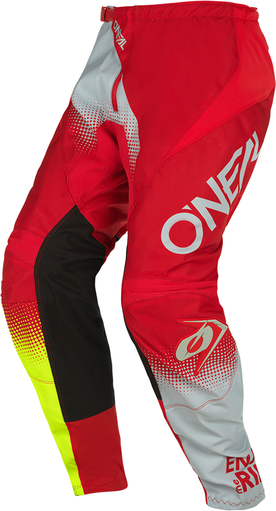 O'Neal Pantalones de Cross  Element Racewear Rojo-Gris-Amarillo