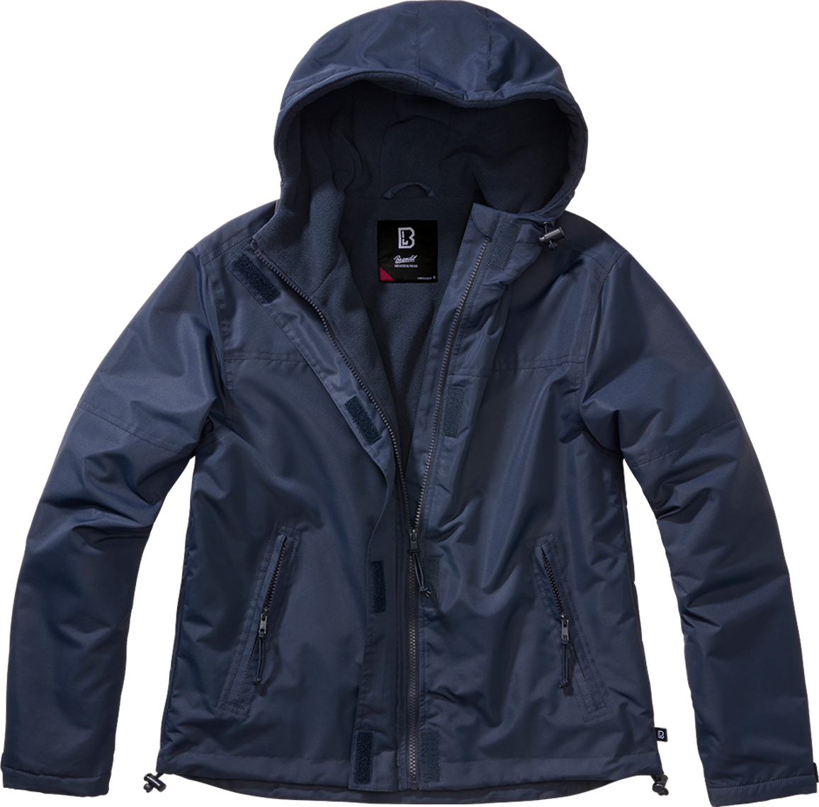 Brandit Chaqueta de Mujer  Windbreaker Frontzip Azul Marino