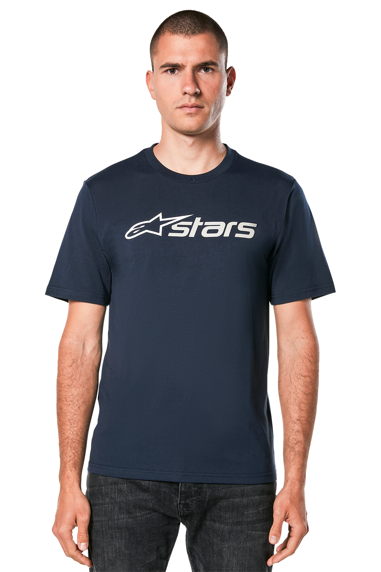 Alpinestars Camiseta  Blaze 2.0 CSF Blanco-Azul Marino-Azul