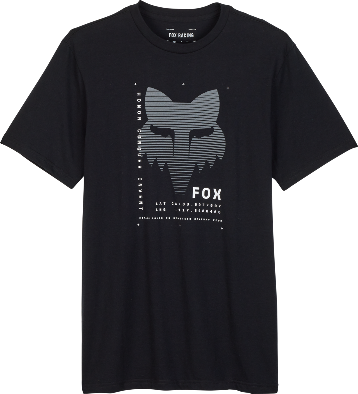 FOX Camiseta  Dispute Prem Negra