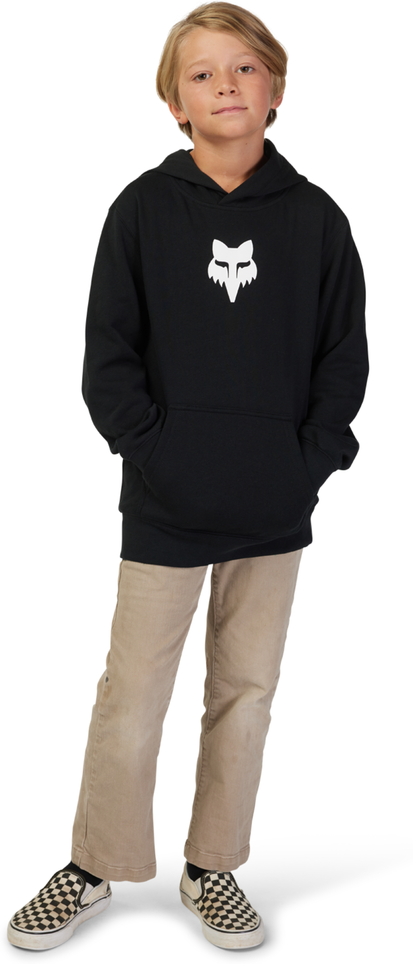 FOX Sudadera con Capucha Niño  Legacy Fleece Negra