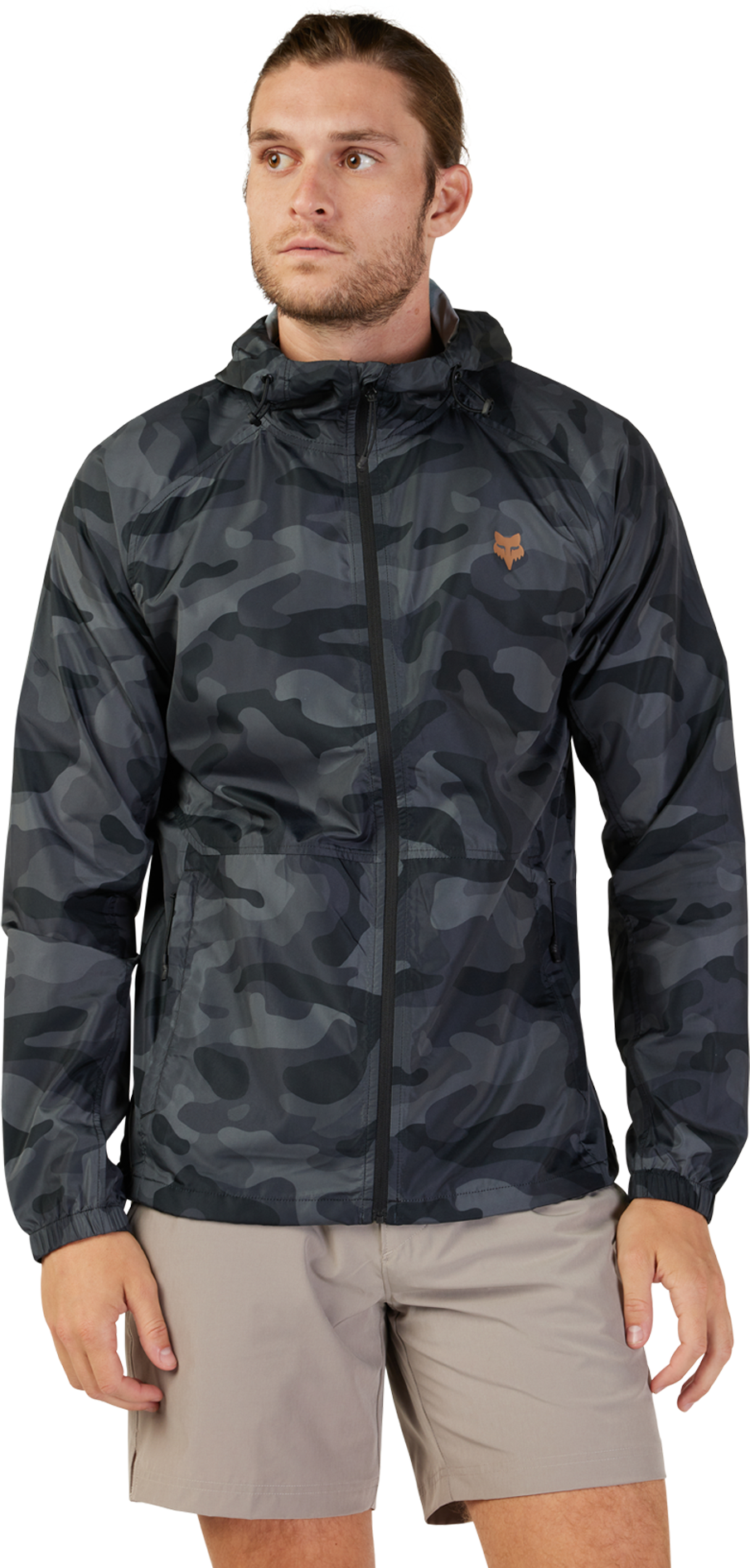 FOX Cortavientos  Head Camo Negro Camuflaje