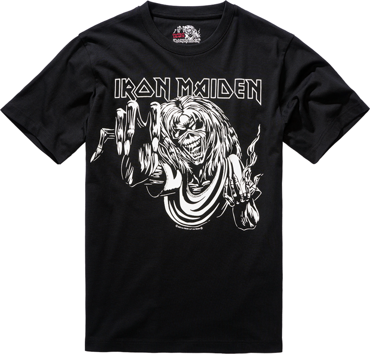 Brandit Camiseta  Iron Maiden T Eddy Glow Negra