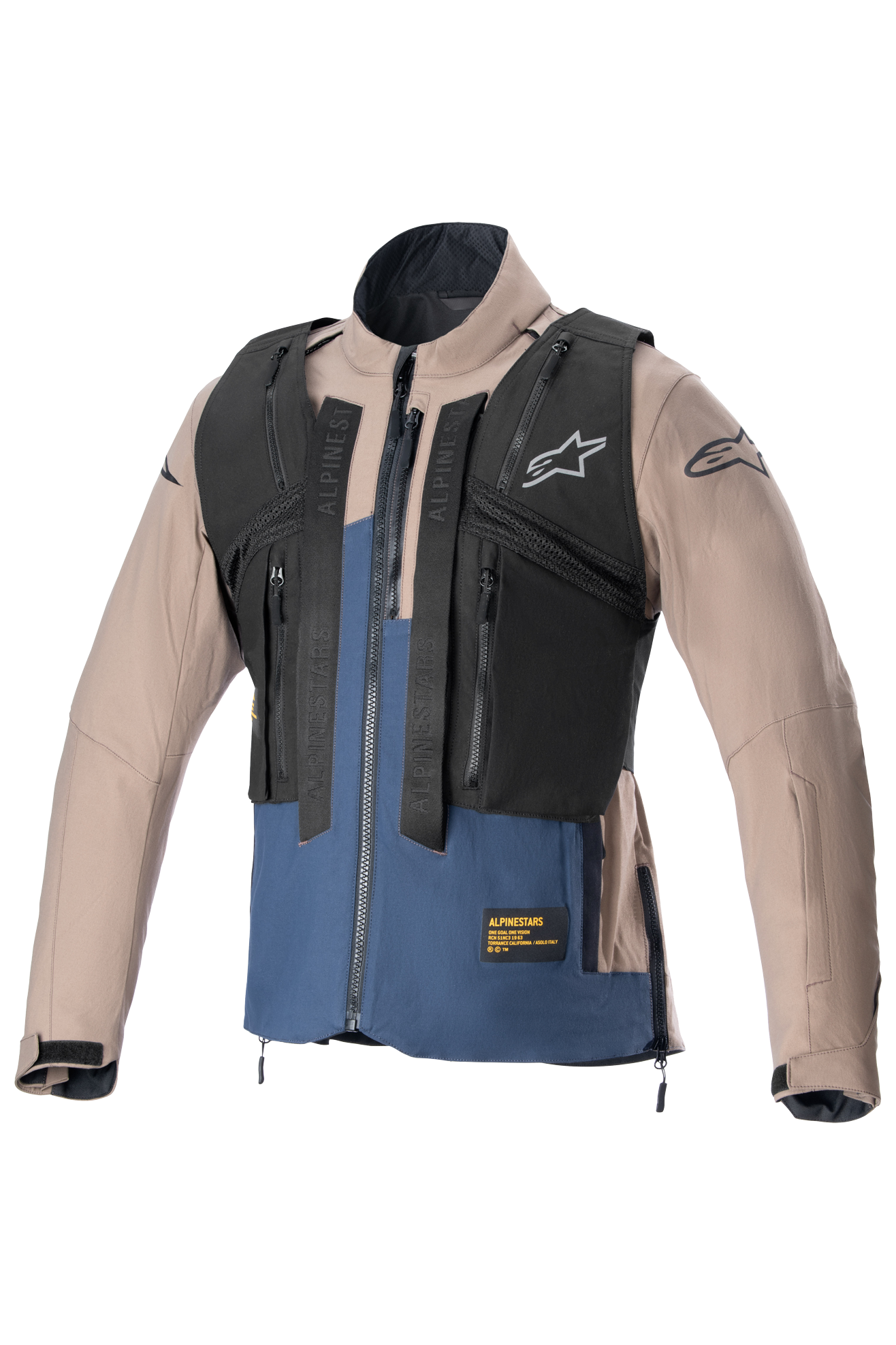 Alpinestars Chaqueta  Techdura Marrón Hueco-Azul Marino Noche