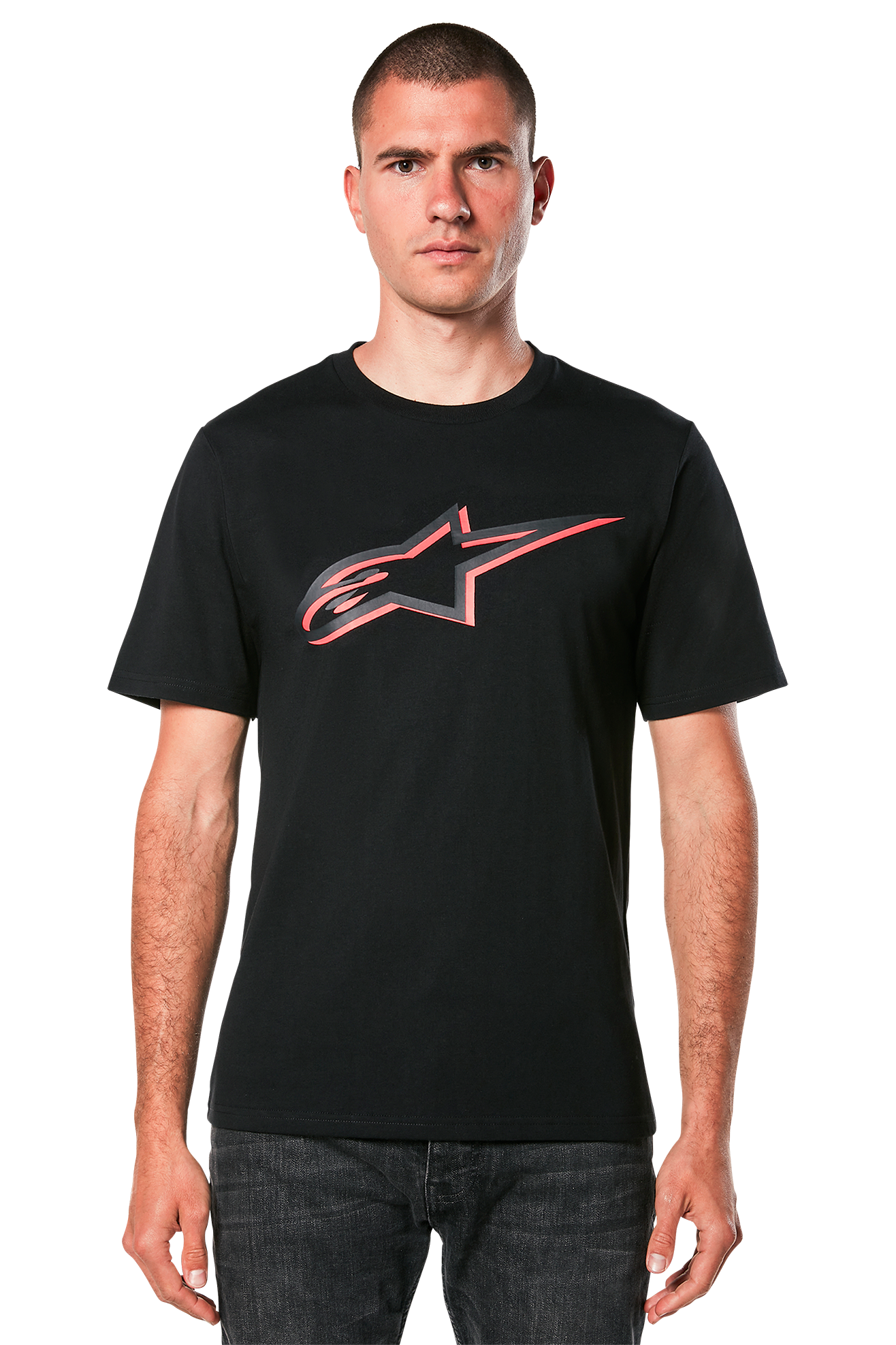 Alpinestars Camiseta  Ageless Shadow CSF Negro-Rojo