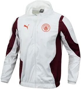 Puma MCFC PREM 23/24 - Chaqueta hombre white/aubergine